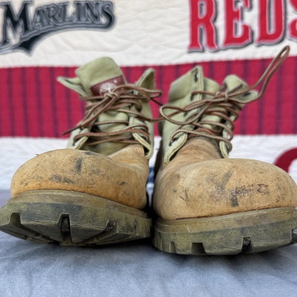 Size 10m - Timberland Shoes Roll Top Camel 16035 KXN31 - Picture 4 of 11